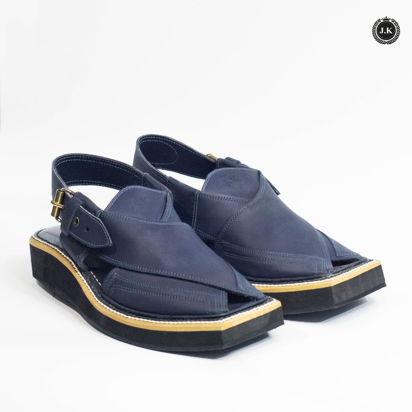 Navy Blue Peshawari sandals