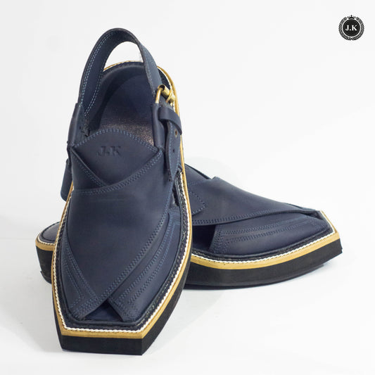 Navy Blue Peshawari sandals