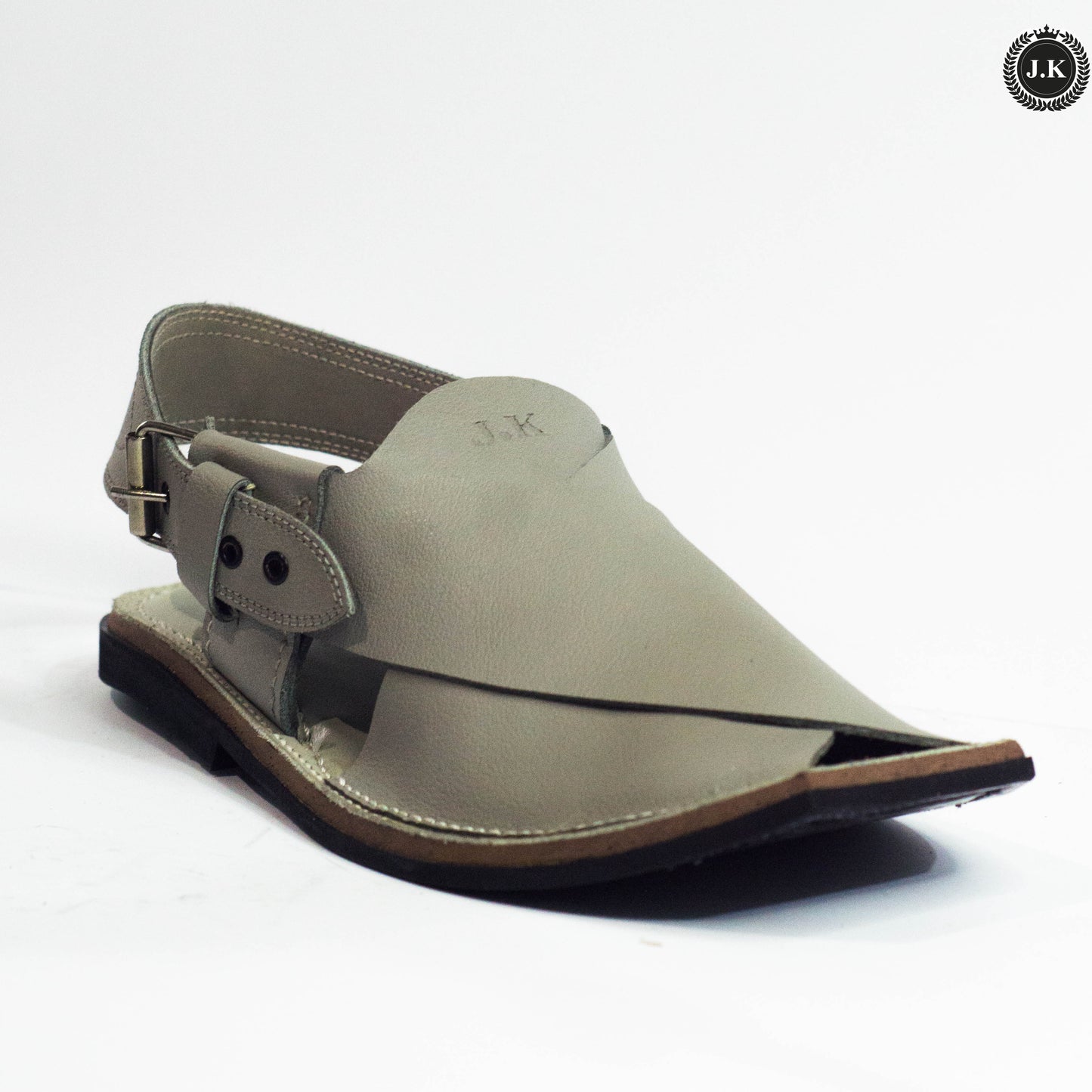 Gray-Olive Peshawari Sandals