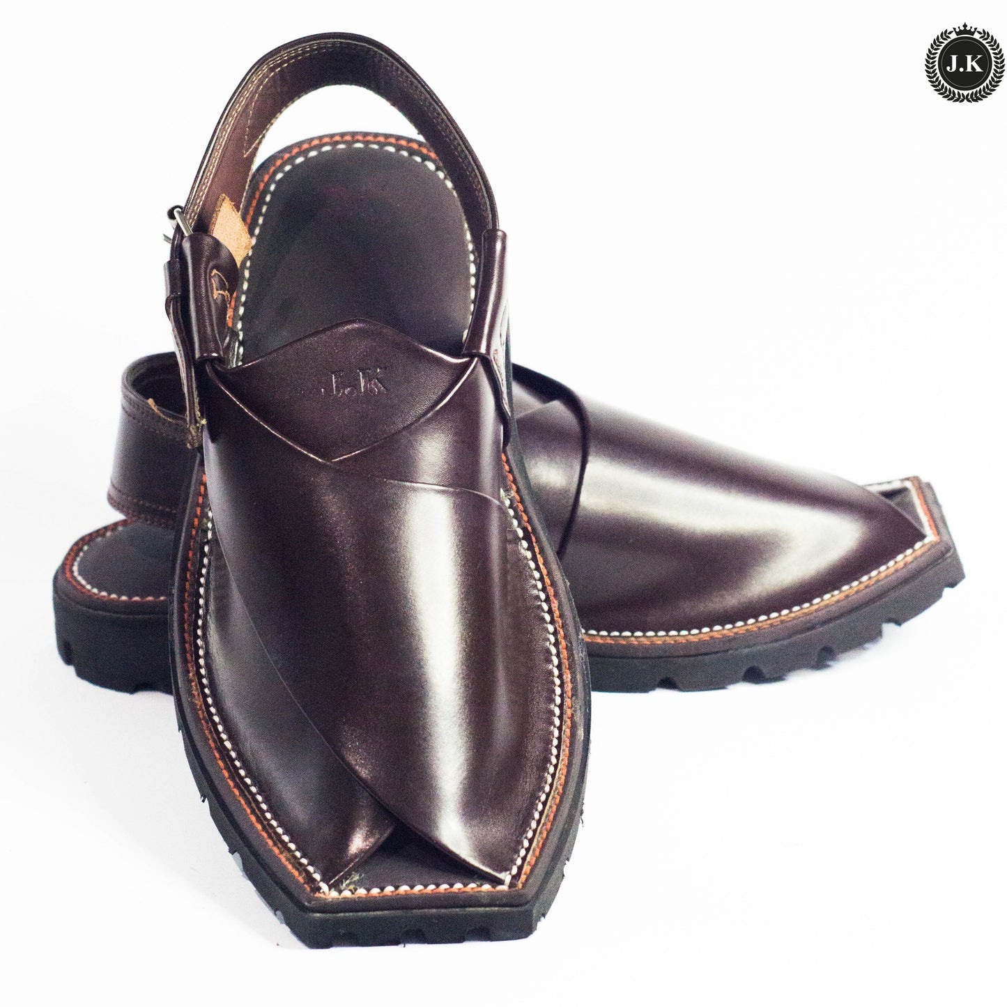 Shiny Brown Peshawari Sandal