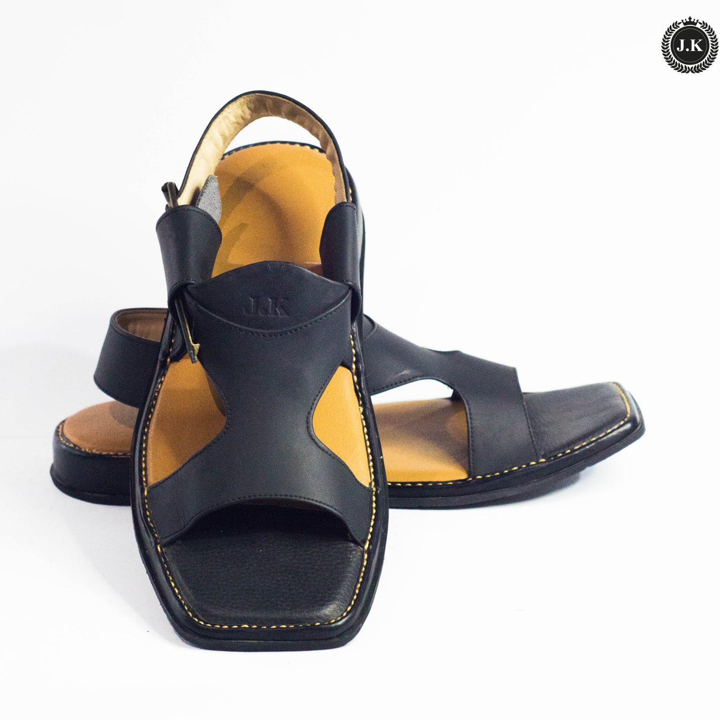 Black Cut-Out Sandal